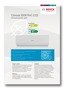 Scheda tecnica Climatizzatore BOSCH